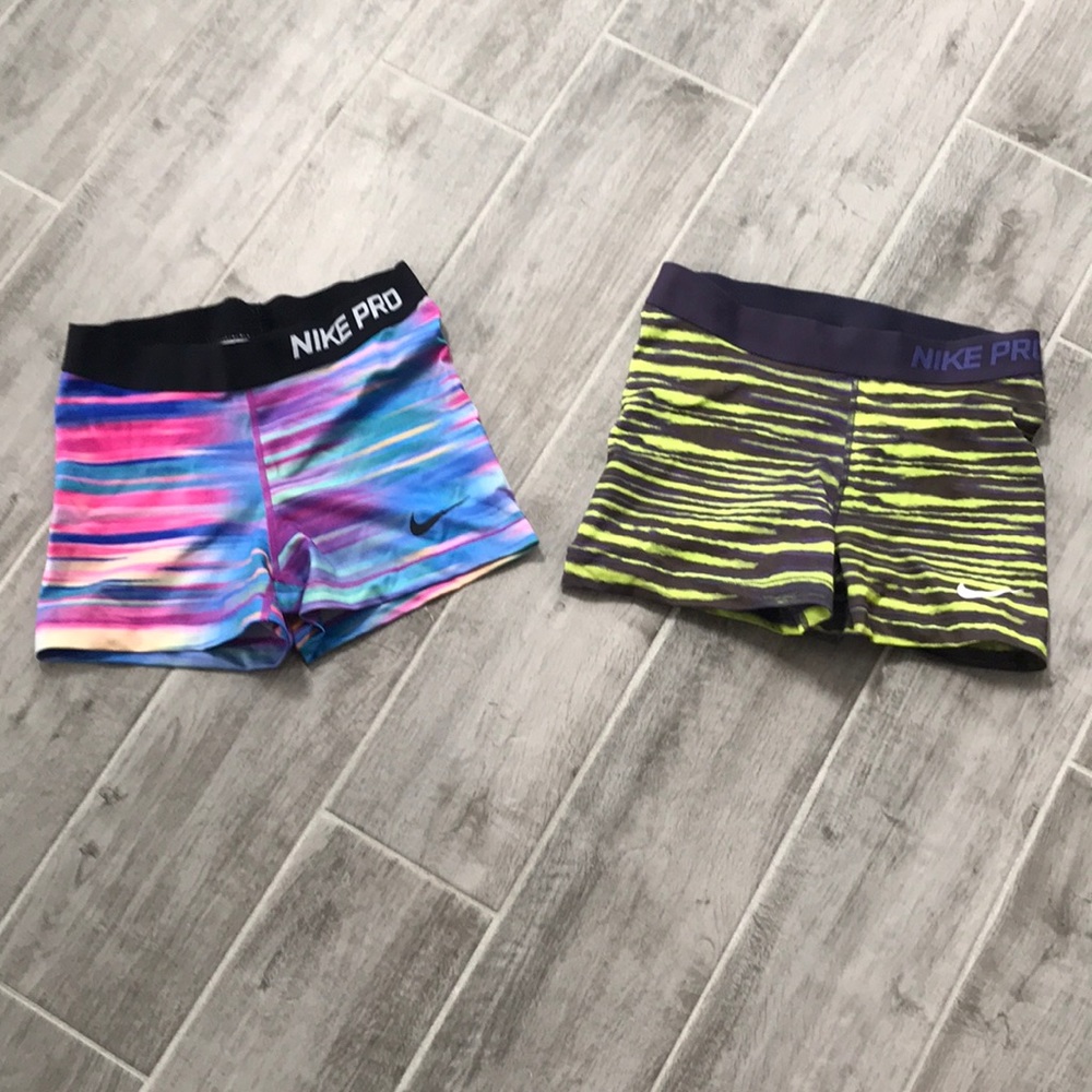 Like new nike pro spandex shorts